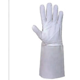 Frontier -  Glove Frontier Leather Gauntlet Foundry Chief Ext Cuff Impact (450mm) Grey/Green | 9322297101477